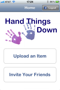 Hand Things Down’s first iPhone application