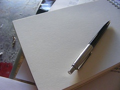 Writing with a blank slate